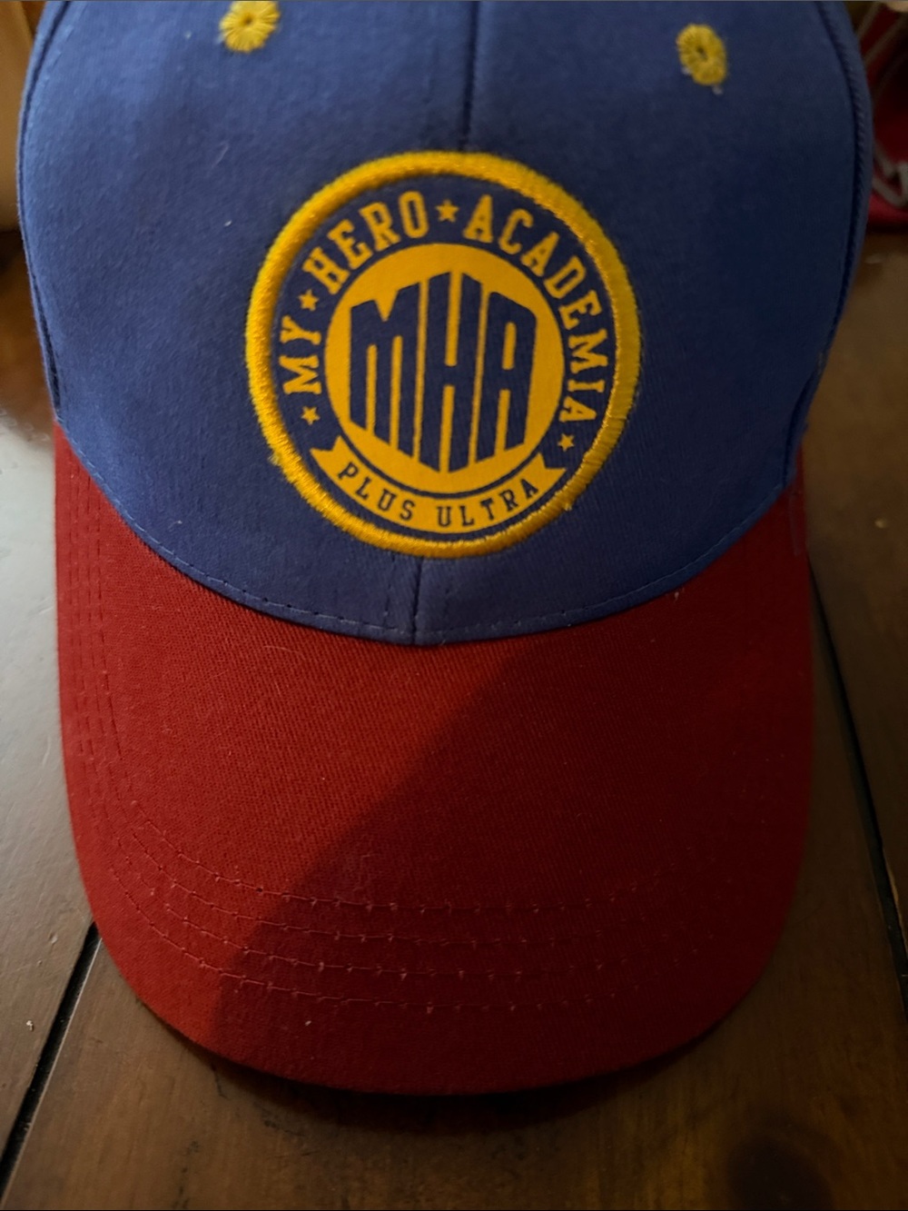 My Hero Academia MHA 'Plus Ultra' Blue & Red Baseball Cap